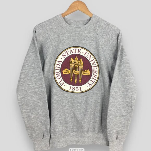 Florida State University 1851 Shirt NCAA Florida State FSU Seminoles Sweatshirt - Picture 1 of 2